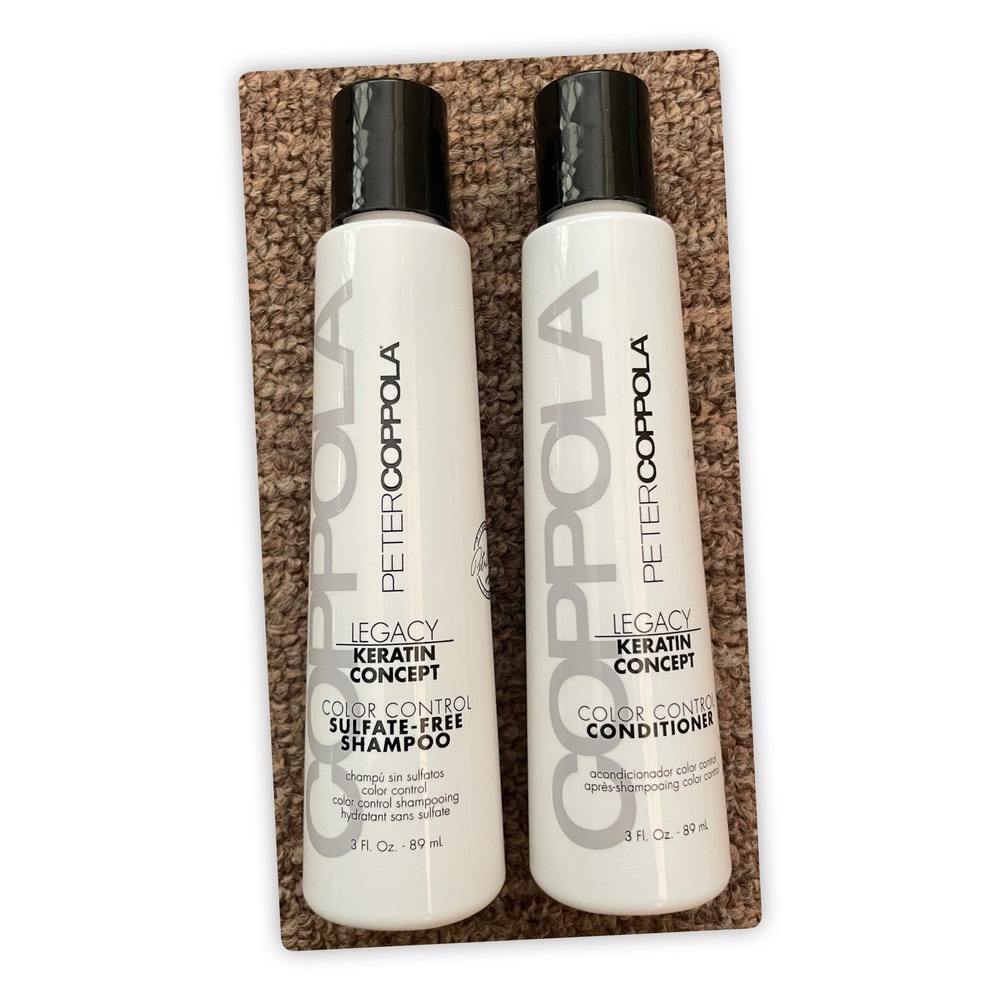 Peter Coppola Legacy Keratin Concept Color Control  Shampoo & Conditioner, 3 oz.